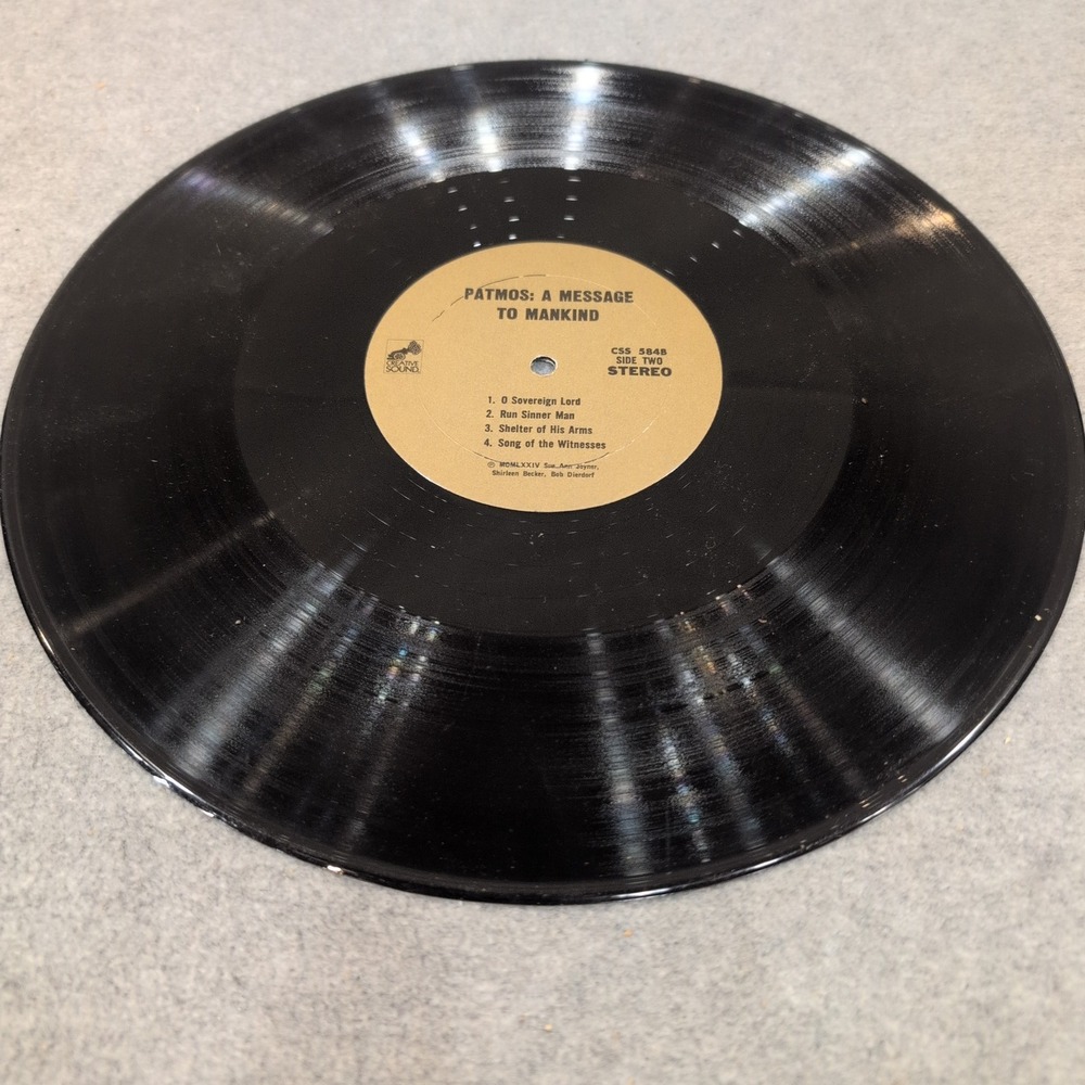 Patmos A Message To Mankind 2LP Vinyl Record 1974‎ Creative Sound CSS 584 VG - Picture 6 of 10